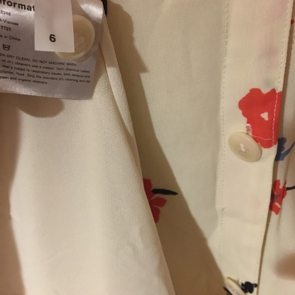 Reformation -Sheila Floral Shirtdress - Picture 9 of 9